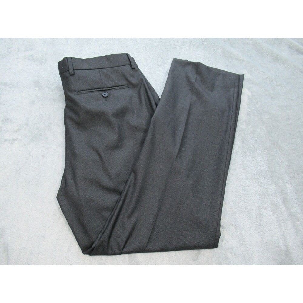 Banana Republic Dress Pants Men's 35x32 (Actual 34 x 31) Slim Fit Dark Gray